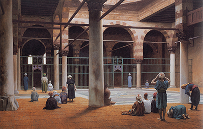 Interior of a Mosque Jean-Leon Gerome